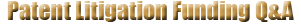 Patent funding informational site